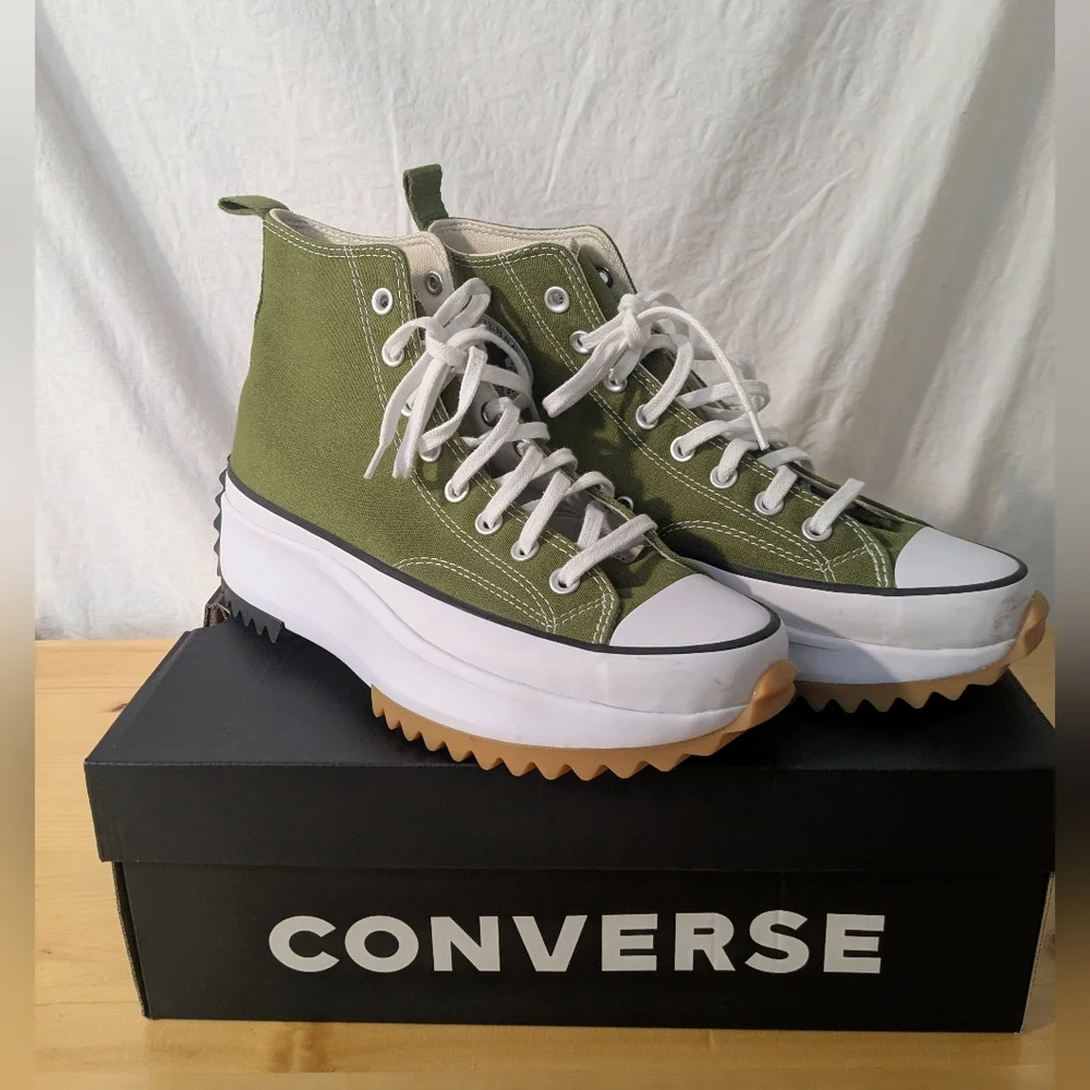 Converse Green High-Top Sneakers - Picture 1 of 7